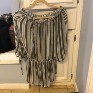 Striped Dress / Swimsuit cover up